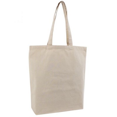 Medium 12 oz Cotton Gusseted Tote