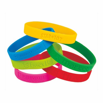 Debossed Silicone Wristband