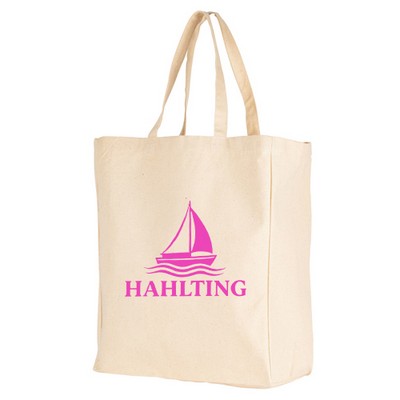 12 Oz. Cotton Canvas Tote Bag-15"W X 18"H X 6"D