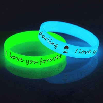 Glow in the Dark Silicone Wristbands