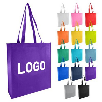 Nonwoven Tote Bag with Side Gusset – Colorful (90 GSM)