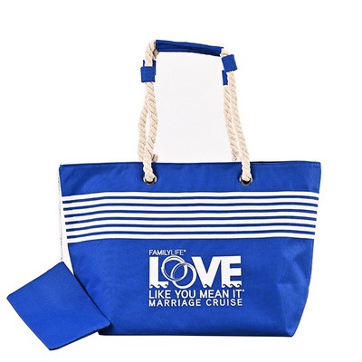 Canvas Tote Bag with Thick Rope